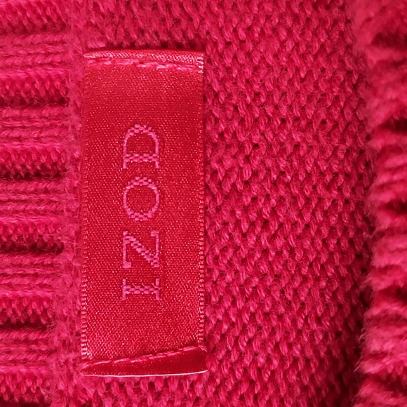 Izod mens long sleeve sweater red large - Picture 8 of 13